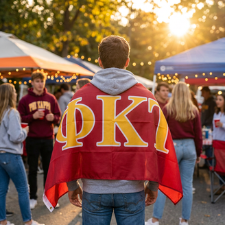 Phi Kappa Tau Big Greek Letter Flag