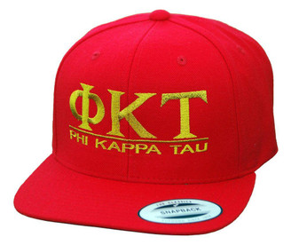  Phi Kappa Tau Flatbill Snapback Hats Original 