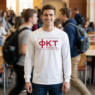 Phi Kappa Tau Logo Long Sleeve Tee