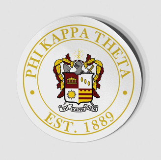  Phi Kappa Theta Circle Crest - Shield Decal 