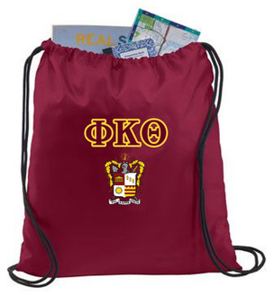  Phi Kappa Theta Crest - Shield Cinch Sack 