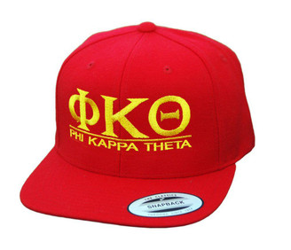  Phi Kappa Theta Flatbill Snapback Hats Original 
