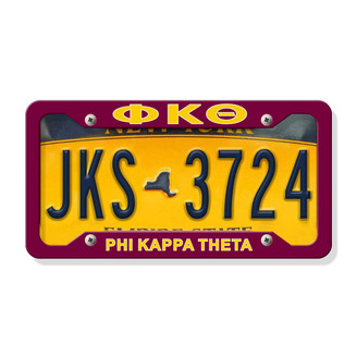 Phi Kappa Theta License Plate Frame