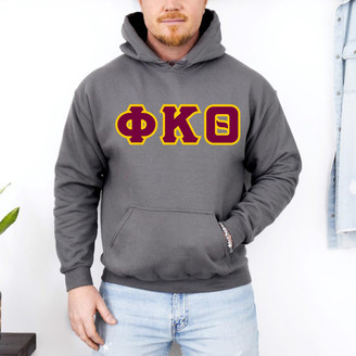  Phi Kappa Theta Custom Twill Hooded Sweatshirt 