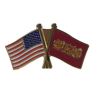 Scotty - DC Phi Kappa Theta USA Flag Lapel Pin 