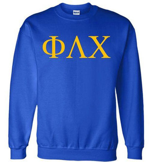  Phi Lambda Chi Lettered World Famous Greek Crewneck 
