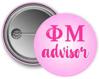 Phi Mu Advisor Button