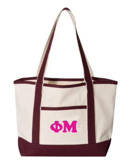 Phi Mu Sailing Tote Bag