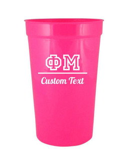  Phi Mu Custom Greek Collegiate Stadium Cup 
