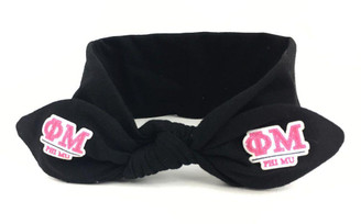  Phi Mu Knotted Cotton Headband 