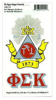  Phi Sigma Kappa Crest - Shield Decal 