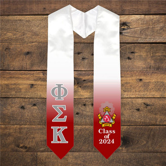 Phi Sigma Kappa Extra Fancy Greek Class Of 2024 Graduation Stole