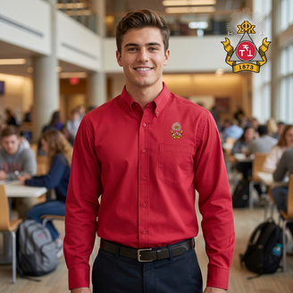 DISCOUNT-Phi Sigma Kappa Long Sleeve Oxford
