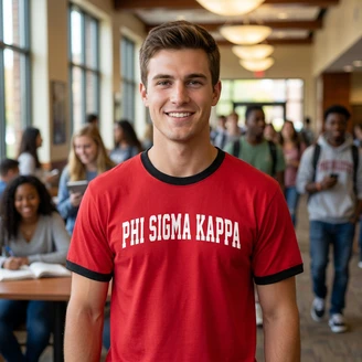 Phi Sigma Kappa Ringer T-shirt