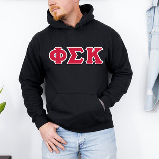  Phi Sigma Kappa Custom Twill Hooded Sweatshirt 