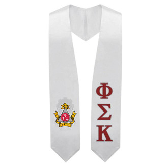  Phi Sigma Kappa Super Crest - Shield Graduation Stole 