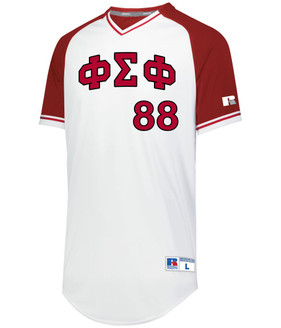 Phi Sigma Phi Classic V-Neck Baseball Jersey