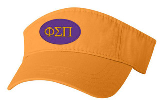 Phi Sigma Pi Greek Oval Heavy Visor