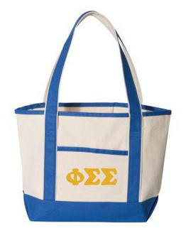  Phi Sigma Sigma Sailing Tote Bag 