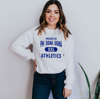 Phi Sigma Sigma Athletics Crewneck Sweatshirt