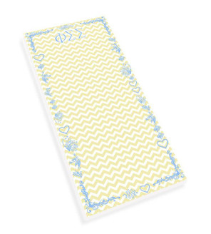  Phi Sigma Sigma Chevron Long Notepad 