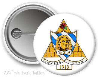 Phi Sigma Sigma Color Crest - Shield Button