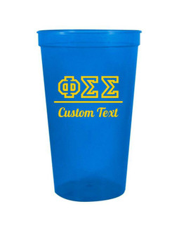  Phi Sigma Sigma Custom Greek Collegiate Stadium Cup 