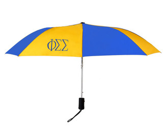 Phi Sigma Sigma Lettered Umbrella