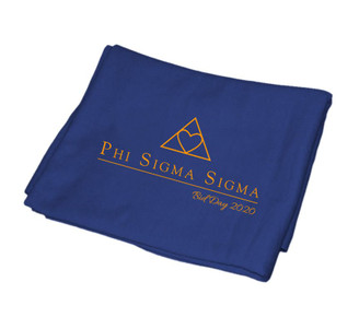 Phi Sigma Sigma Mascot  Sweatshirt Blanket