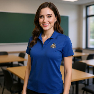 DISCOUNT-Phi Sigma Sigma Emblem Polo