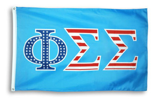 Scotty - DC Phi Sigma Sigma 3 X 5 USA Flag 