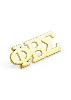 TCS Phi Beta Sigma 14K Gold Plated Lapel Pin 