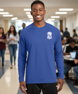 Phi Beta Sigma Dry Zone Long Sleeve Raglan T-Shirt