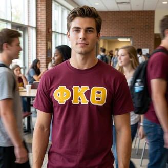 Phi Kappa Theta Lettered Shirts
