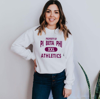  Pi Beta Phi Athletics Crewneck Sweatshirt 