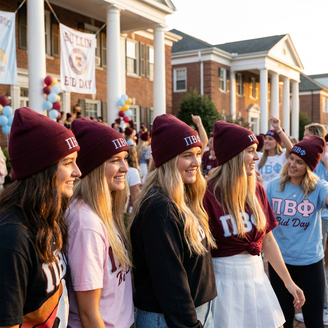 Pi Beta Phi Greek Letter Knit Cap