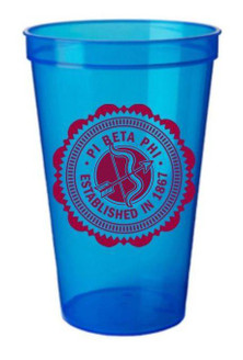  Pi Beta Phi Old Style Classic Giant Plastic Cup 
