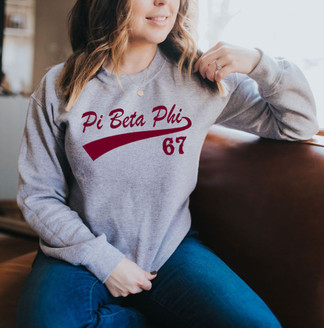 Pi Beta Phi Tail Crewneck