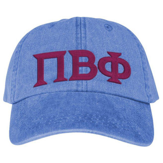  Pi Beta Phi Lettered Premium Pastel Hat 
