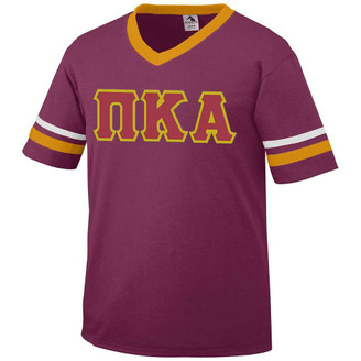  DISCOUNT-Pi Kappa Alpha Jersey With Greek Applique Letters 