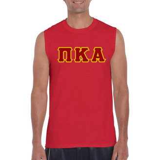 edit DISCOUNT- Pi Kappa Alpha Lettered Sleeveless Tee 