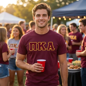 Pi Kappa Alpha Lettered T-Shirt