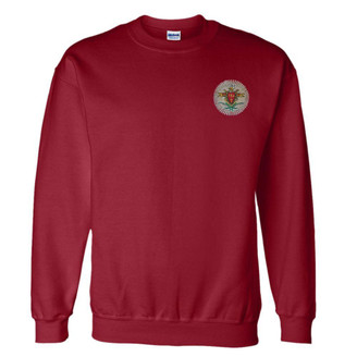  DISCOUNT-Pi Kappa Alpha World Famous Crest - Shield Crewneck Sweatshirt - Best Value 