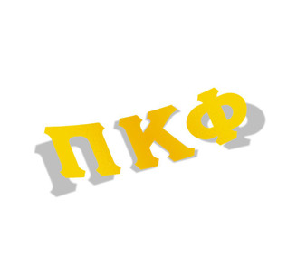 Pi Kappa Phi Big Greek Letter Window Sticker Decal