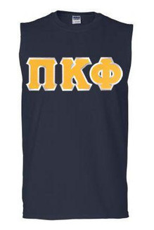 edit DISCOUNT- Pi Kappa Phi Lettered Sleeveless Tee 