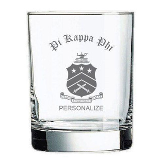 Pi Kappa Phi Old Style Glass