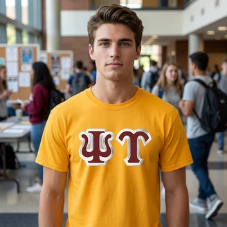 Psi Upsilon Greek Lettered Shirts
