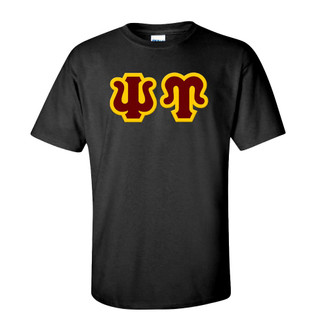 Psi Upsilon Lettered T-Shirt