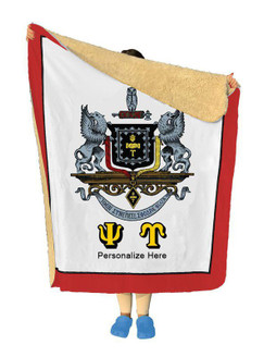 Psi Upsilon Sherpa Lap Blanket