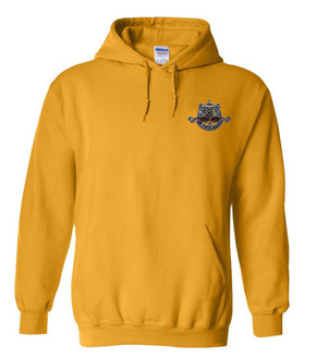 DISCOUNT-Psi Upsilon Crest - Shield Emblem Hooded Sweatshirt